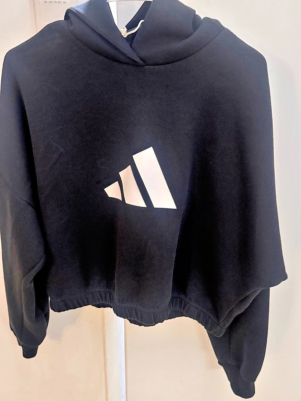 adidas woman’s  Black Hoodie Size Large NWT